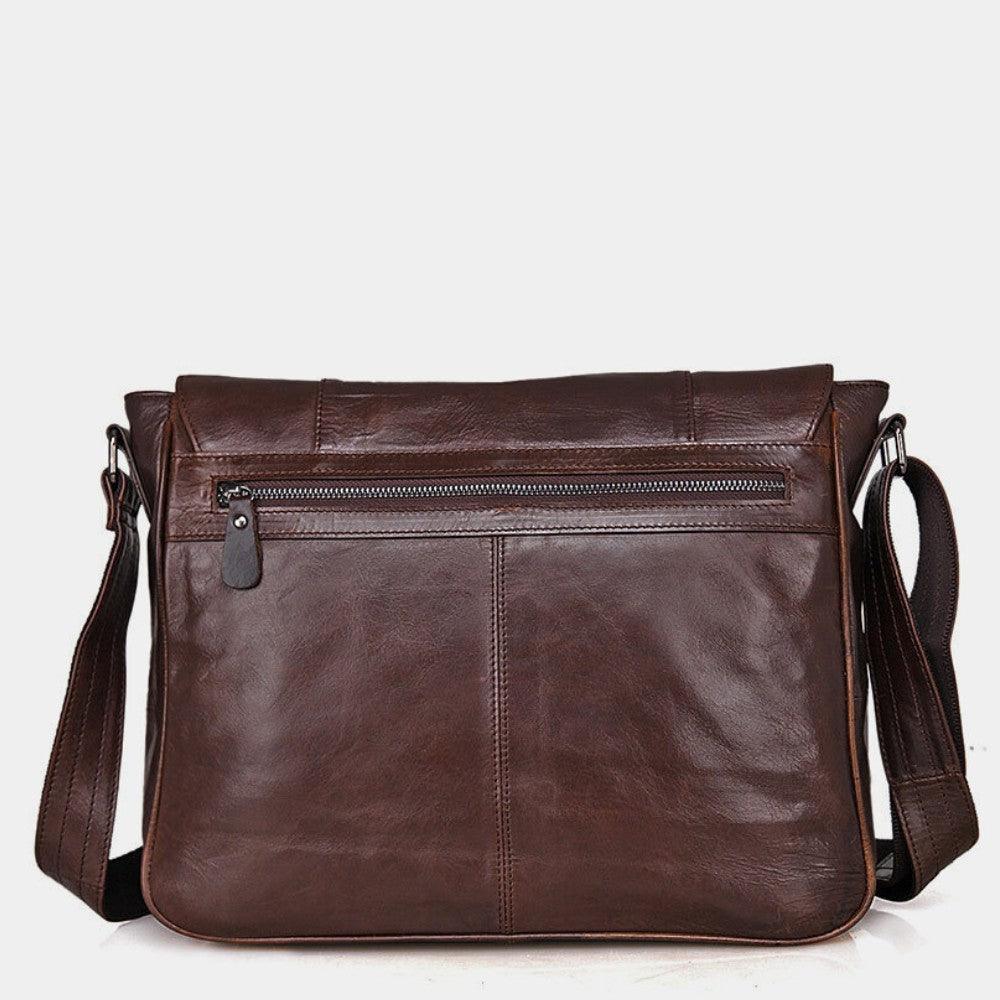 Bolsa Carteiro Masculina de Couro Urbano - Zerifo