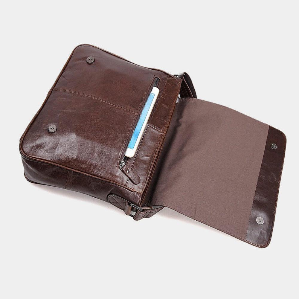 Bolsa Carteiro Masculina de Couro Urbano - Zerifo