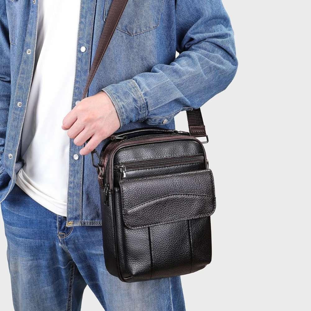 Bolsa Tiracolo de Couro Atlas - Zerifo