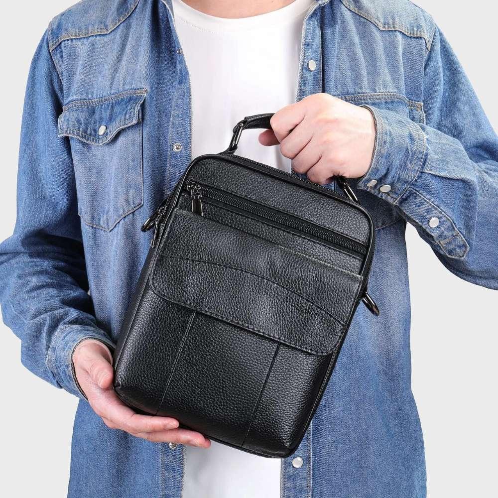 Bolsa Tiracolo de Couro Atlas - Zerifo
