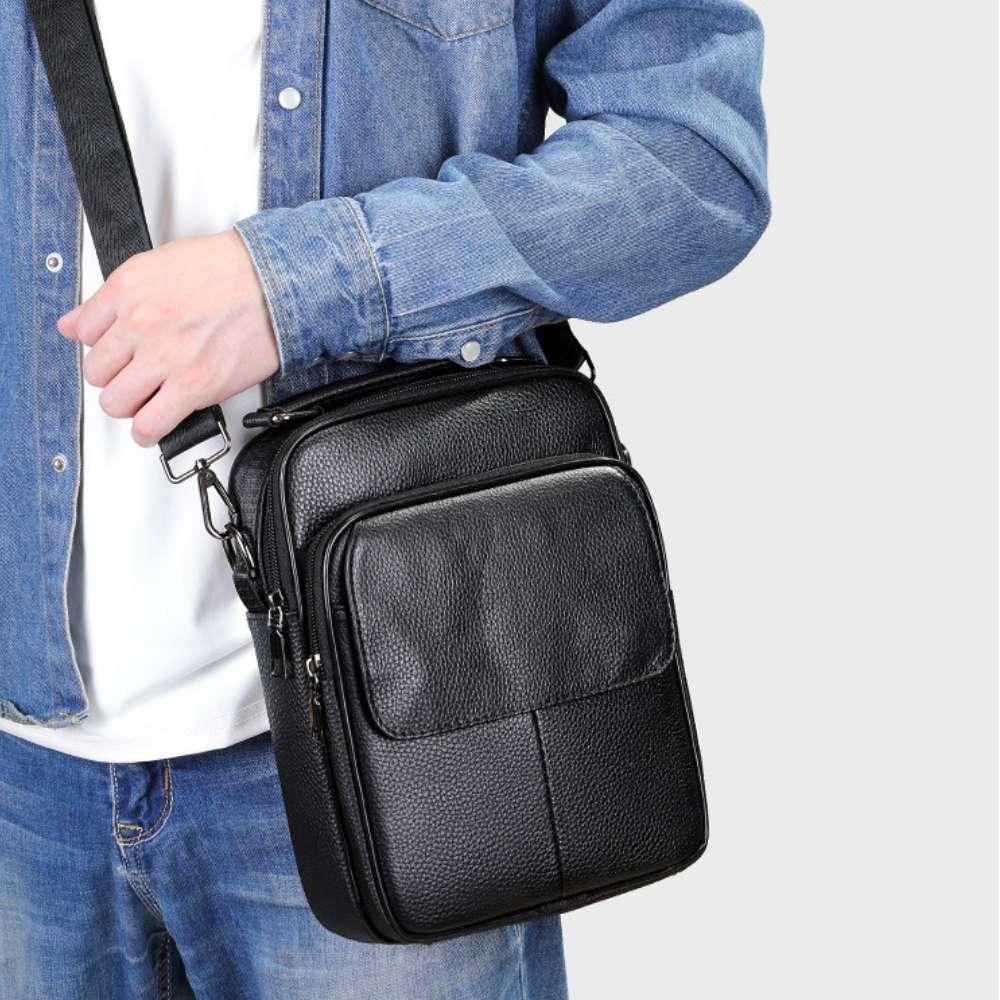 Bolsa Tiracolo Masculina Simple - Zerifo