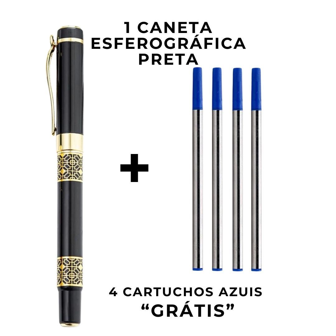 Caneta Esferográfica Retrô - Zerifo