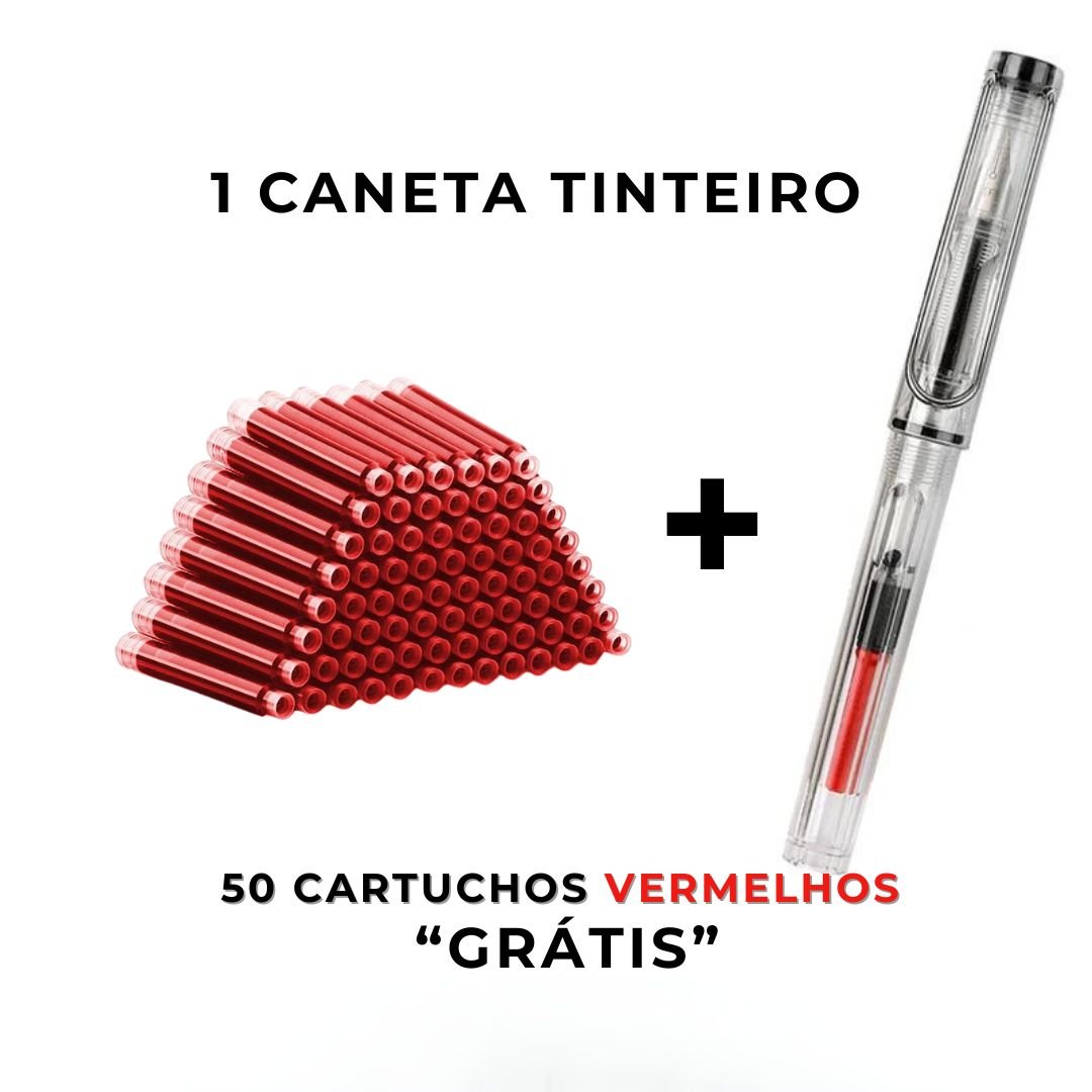Caneta Tinteiro Translucida - Zerifo