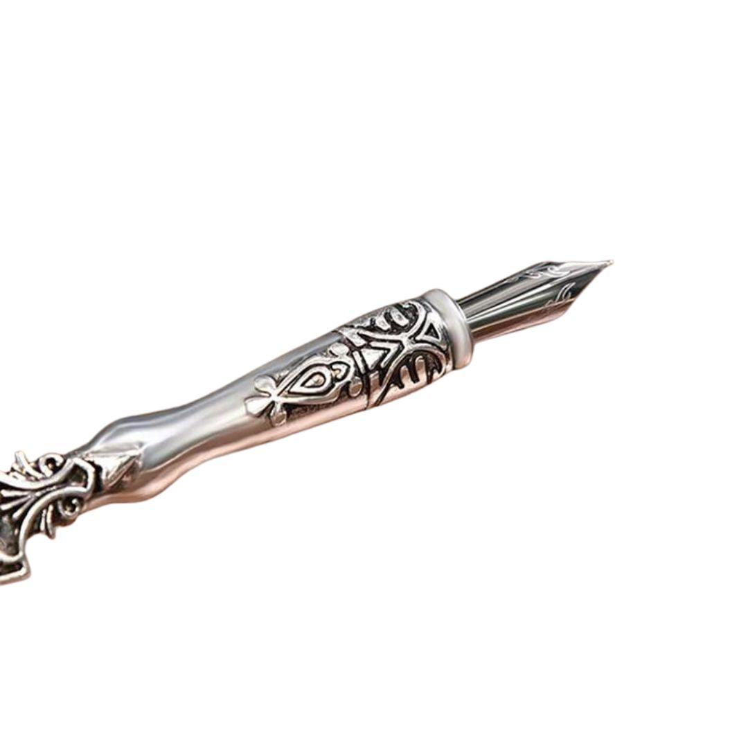 Caneta Tinteiro Vintage Quill - Zerifo