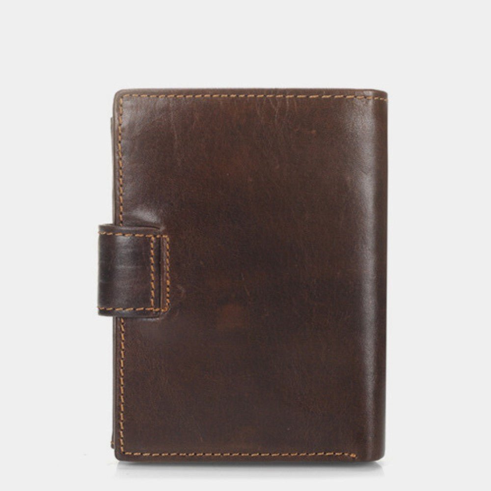 Carteira Masculina Curta de Couro Legítimo - Zerifo