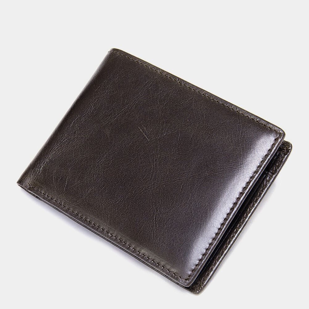 Carteira Masculina de Couro Casual Brocks - Zerifo