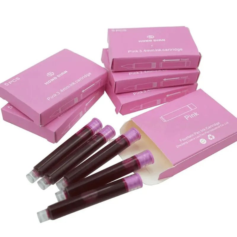 Cartuchos de Tinta Colorido Para Caneta Tinteiro - Zerifo