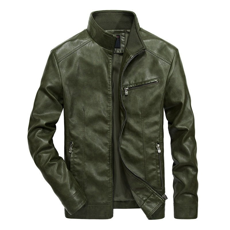Jaqueta de Couro Masculina Motoqueiro - Heritage Rider - Zerifo