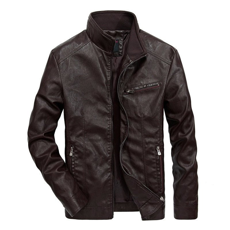 Jaqueta de Couro Masculina Motoqueiro - Heritage Rider - Zerifo