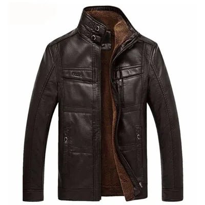 Jaqueta Masculina de Inverno em Couro Legítimo - Legacy Coat - Zerifo