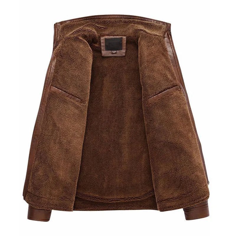 Jaqueta Masculina de Inverno em Couro Legítimo - Legacy Coat - Zerifo