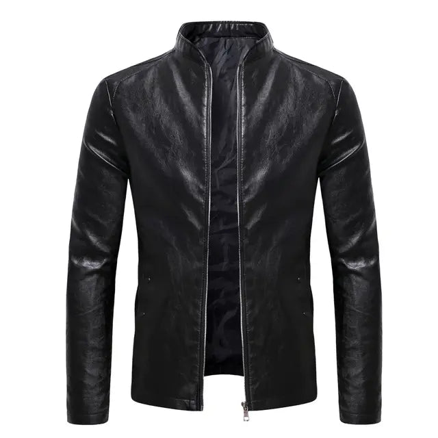 Jaqueta Masculina de Inverno em Couro - Youya - Zerifo