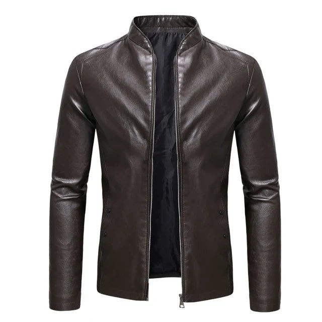 Jaqueta Masculina de Inverno em Couro - Youya - Zerifo