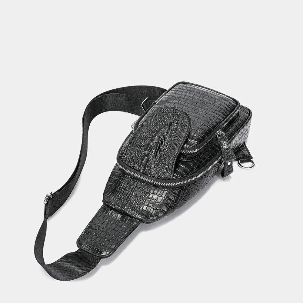 Shoulder Bag Masculina Crocodile - Zerifo