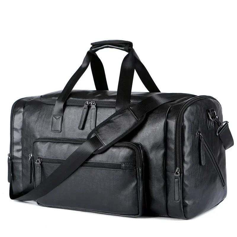 Bolsa de Viagem de Couro PU Retrô - Zerifo