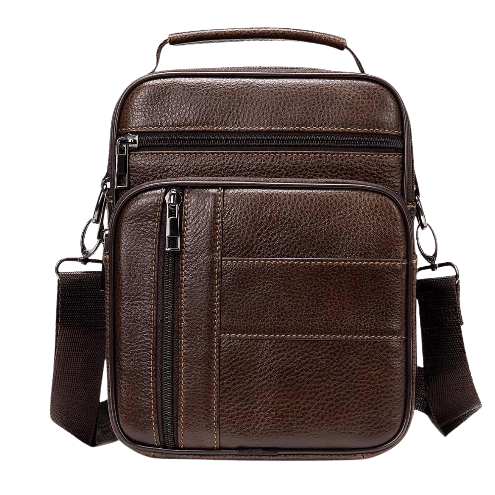 Bolsa Tiracolo de Couro Simple - Zerifo
