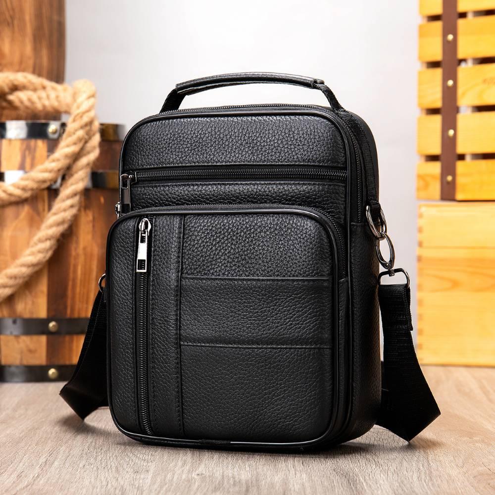 Bolsa Tiracolo de Couro Simple - Zerifo