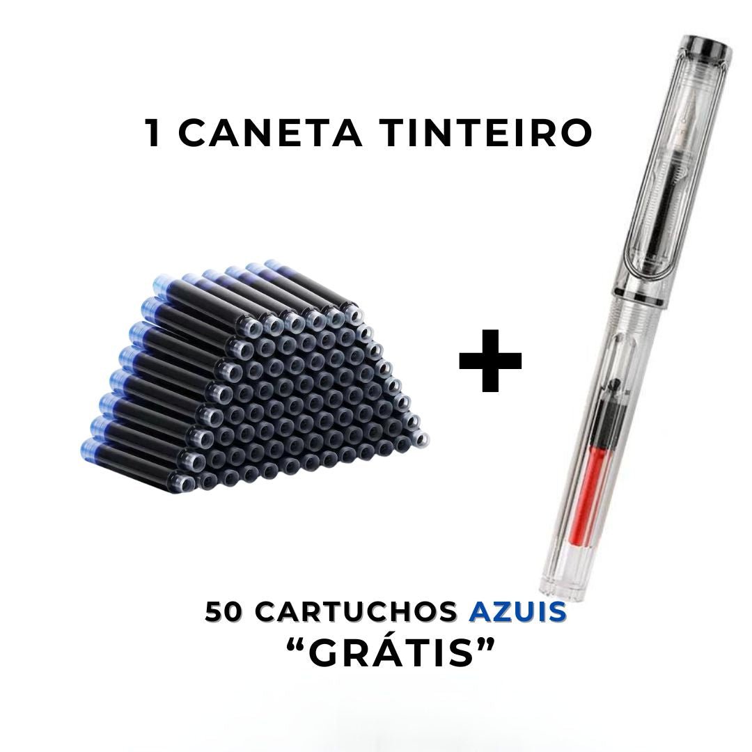 Caneta Tinteiro Translucida - Zerifo