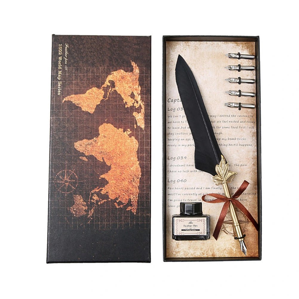 Caneta Tinteiro Vintage Quill - Zerifo