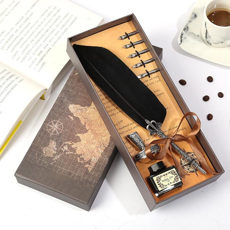 Caneta Tinteiro Vintage Quill - Zerifo