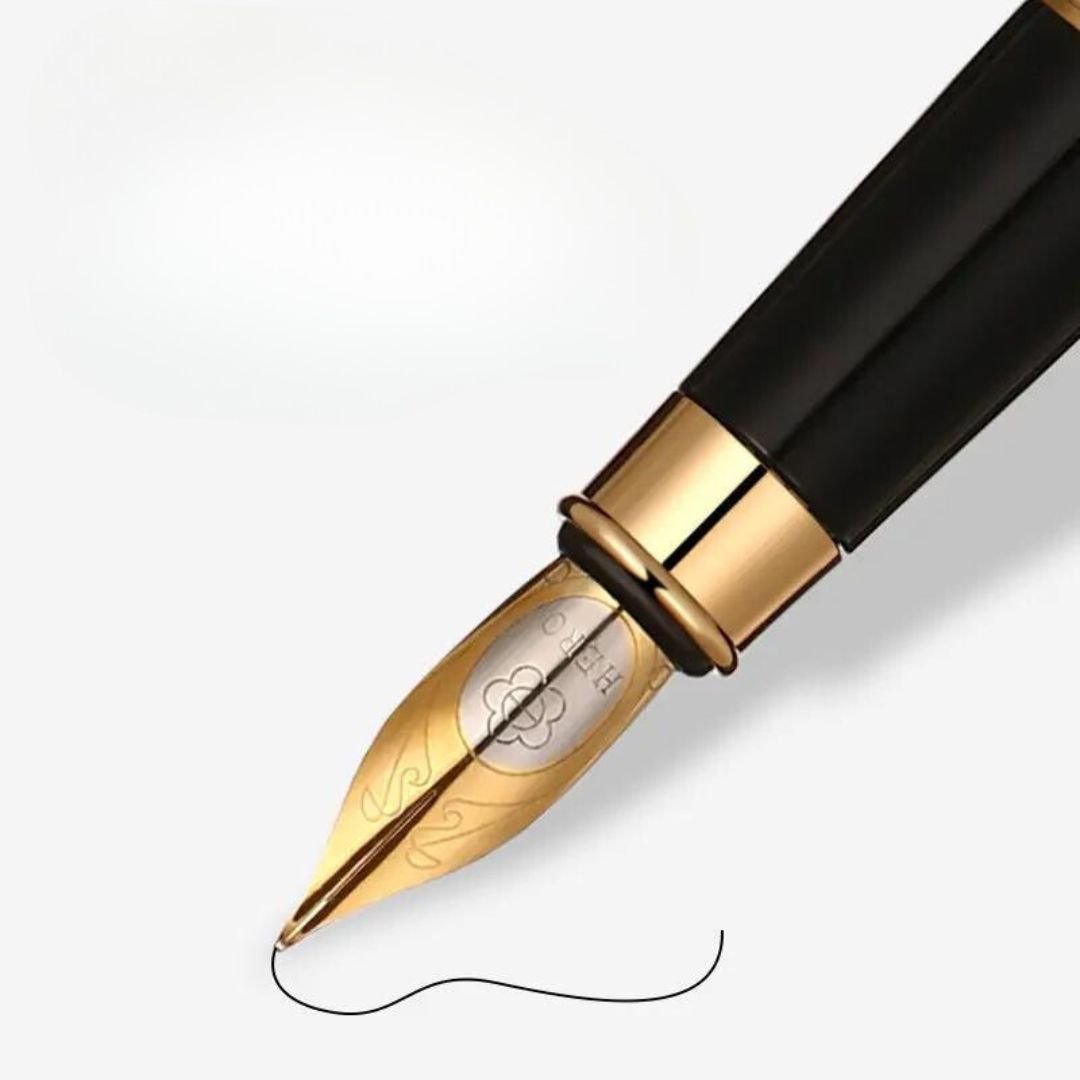 Conjunto de Canetas de Luxo Tríade de Ouro - Zerifo
