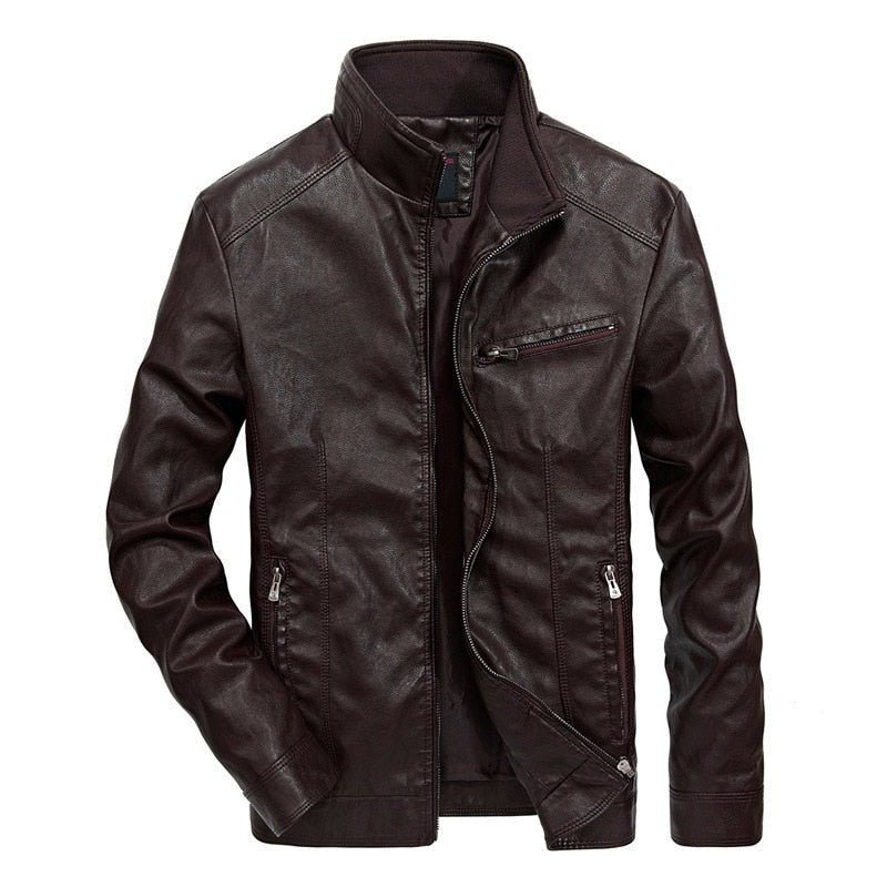 Jaqueta de Couro Masculina Motoqueiro - Heritage Rider - Zerifo
