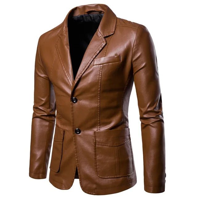 Jaqueta Masculina de Inverno em Couro - Heritage - Zerifo