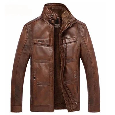 Jaqueta Masculina de Inverno em Couro Legítimo - Legacy Coat - Zerifo