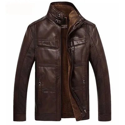 Jaqueta Masculina de Inverno em Couro Legítimo - Legacy Coat - Zerifo