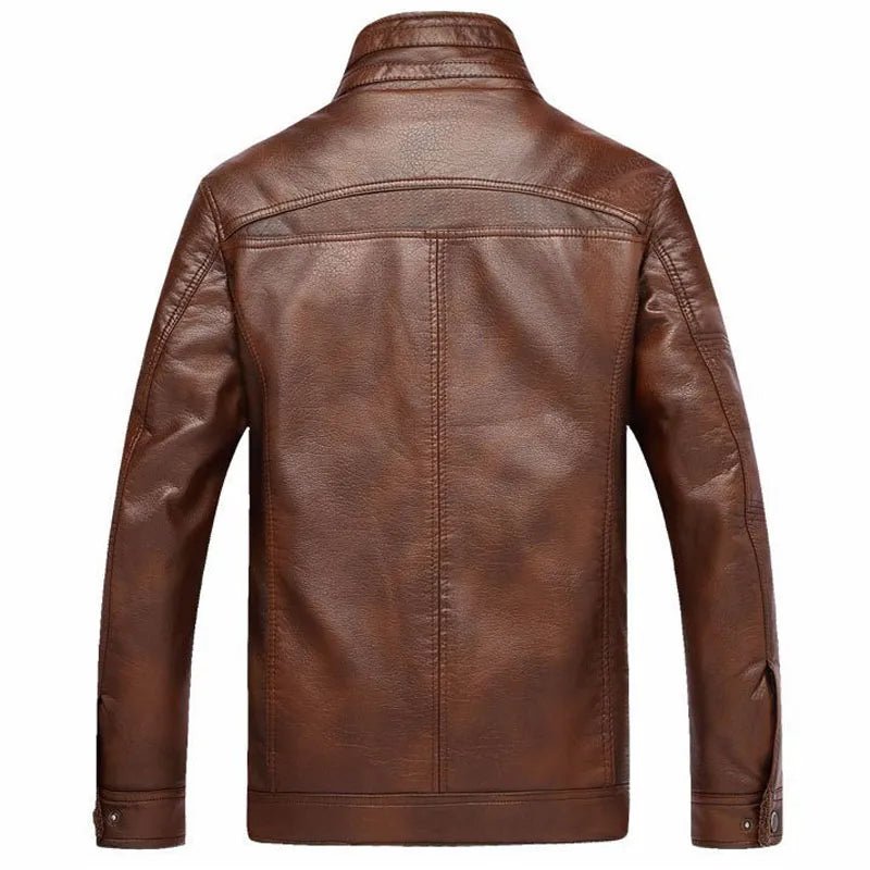 Jaqueta Masculina de Inverno em Couro Legítimo - Legacy Coat - Zerifo