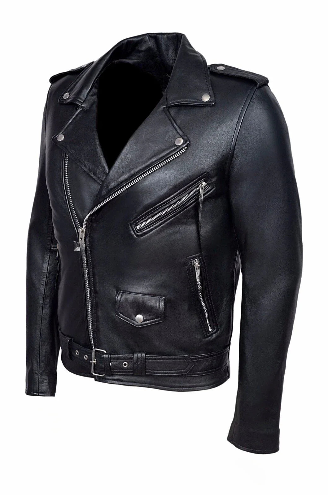 Jaqueta Masculina de Inverno em Couro - RetroMan - Zerifo