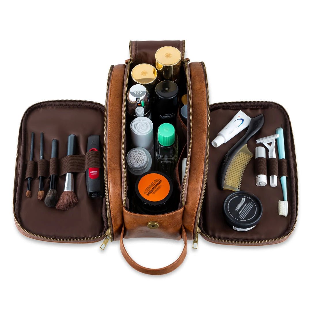 Necessaire de Viagem em Couro - Zerifo