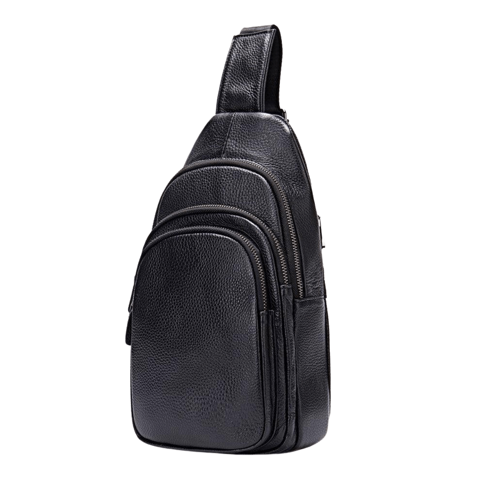 Shoulder Bag de Couro Noir Classic - Zerifo