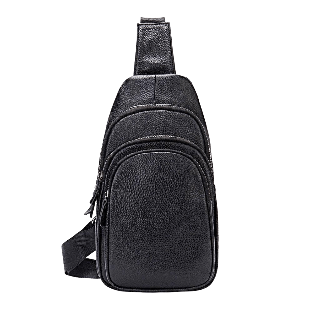 Shoulder Bag de Couro Noir Classic - Zerifo