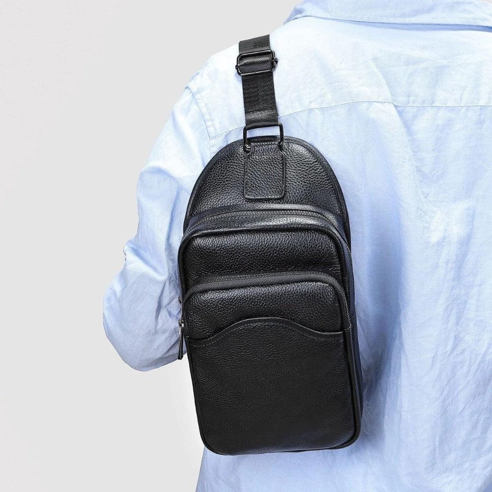 Shoulder Bag Masculina Midnight Elegance - Zerifo
